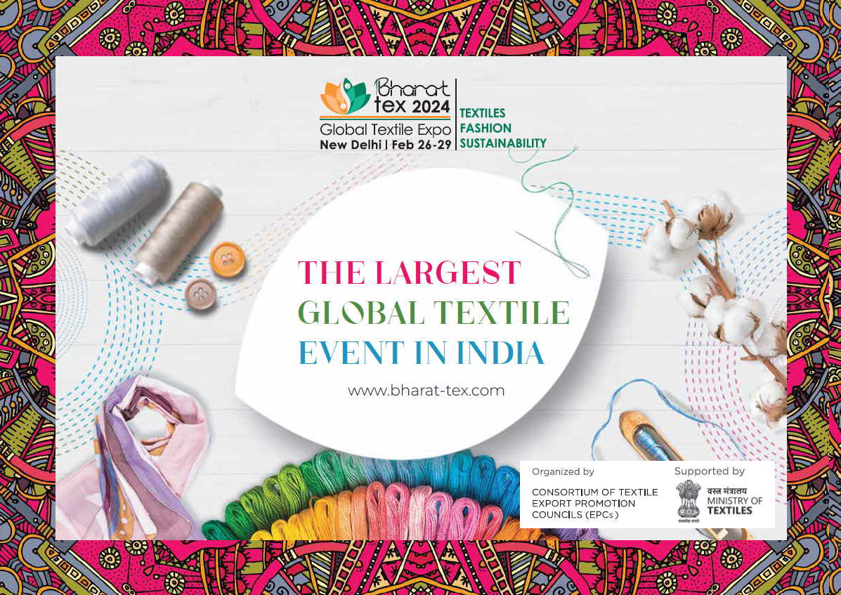 [인도면직물수출촉진협의회] BHARAT TEX 2024 바이어 초청 안내