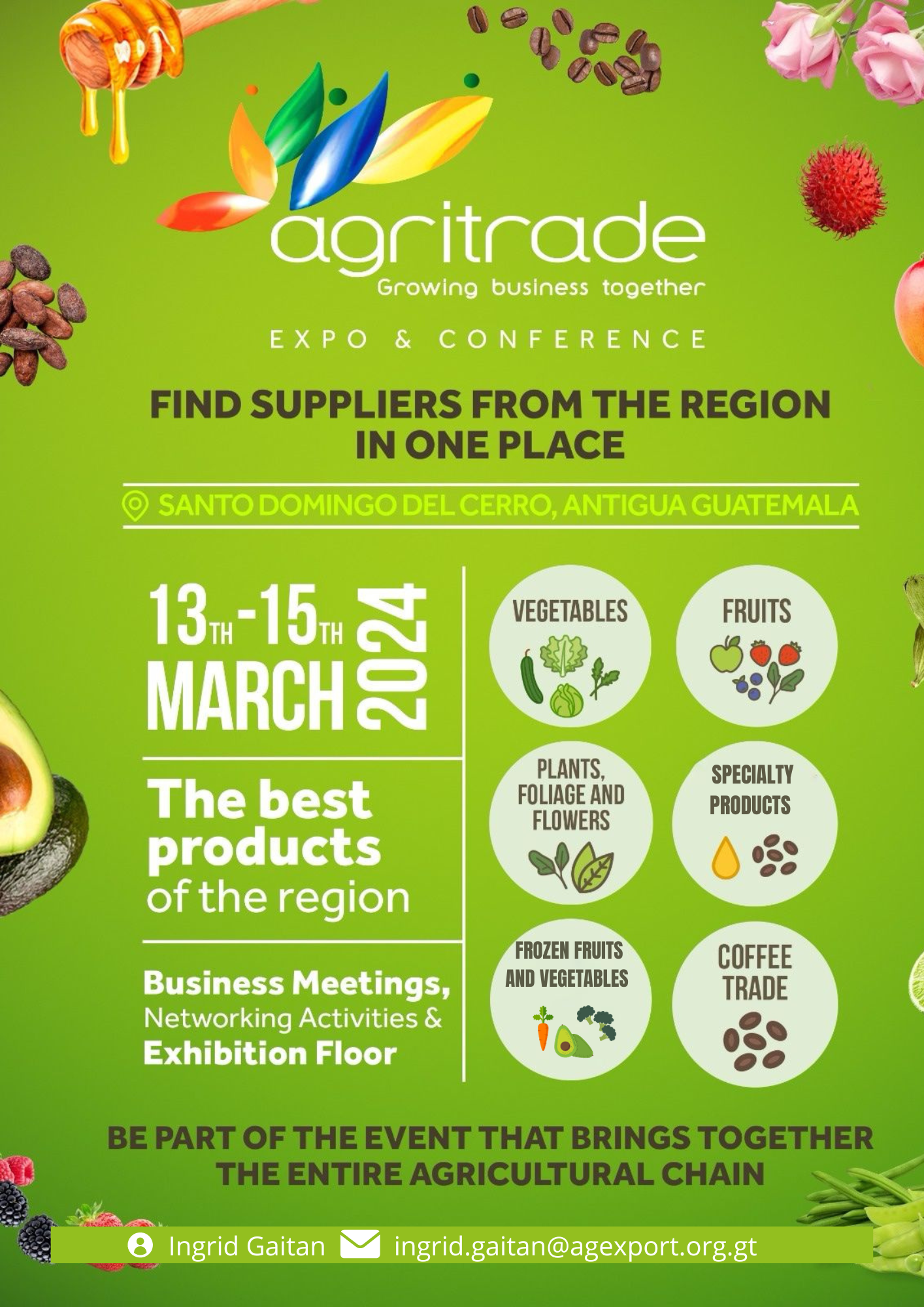 [주한과테말라대사관] 과테말라 AGRITRADE 전시회 개최 안내