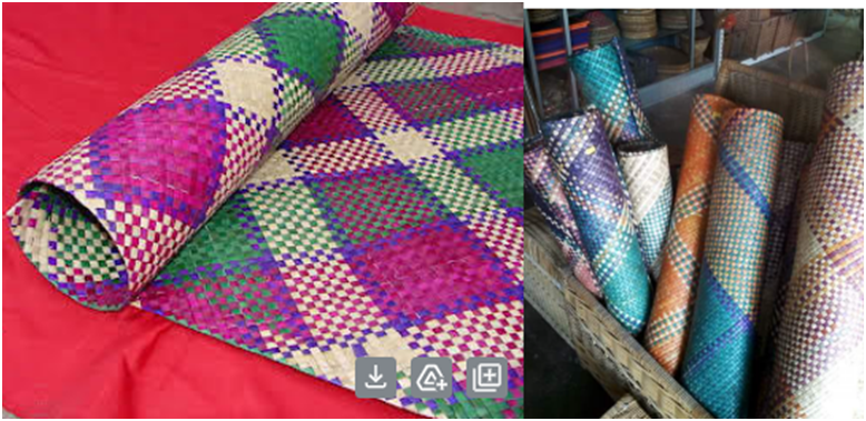 [주한 말레이시아 대사관] 식물성 섬유 짜임 매트, 공예품