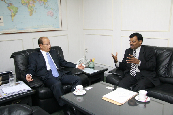 인도대사관 참사관, KOIMA 내방