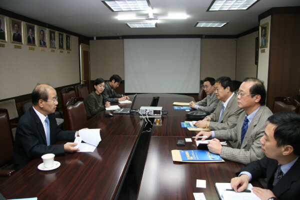 중국 흑룡강성 정부 대표단, 협회 내방