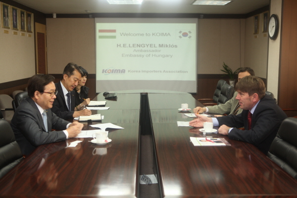 주한 헝가리 대사 협회 내방