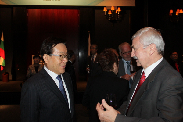 신태용 회장, 불가리아 국경일 리셉션 참석