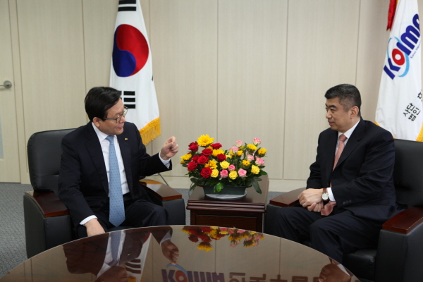 중국 상무부 국장 내방