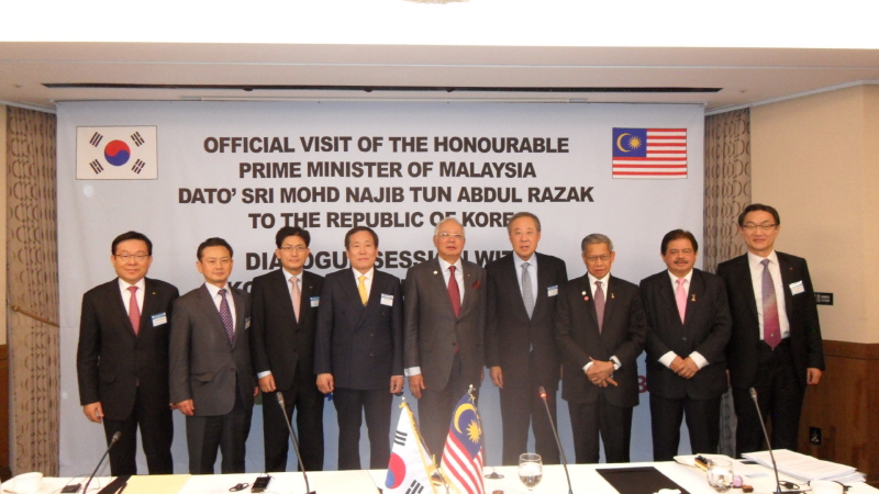 말레이시아 총리 초청 기업체 간담회 참석