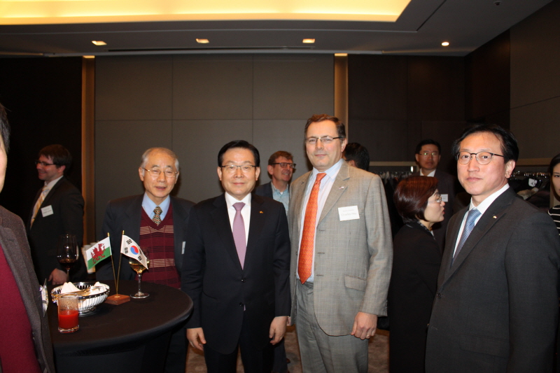 영국웨일스개발청 방한 사절단 기념 리셉션 참석