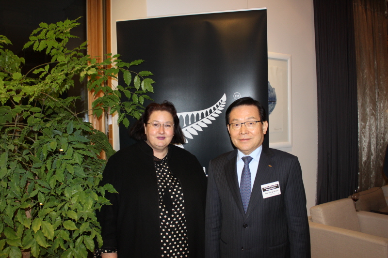 뉴질랜드 무역사절단 방한 기념 리셉션 참석