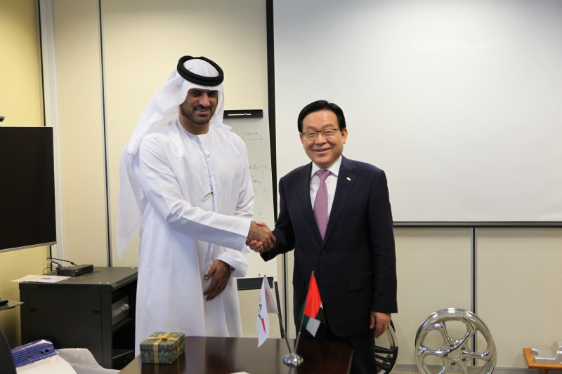 신태용 회장, 박근혜 대통령 중동 순방 수행