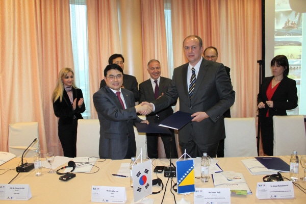 통상사절단, 보스니아-헤르체고비나 방문