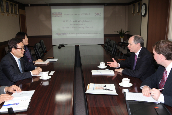 주한 영국 대사 협회 내방