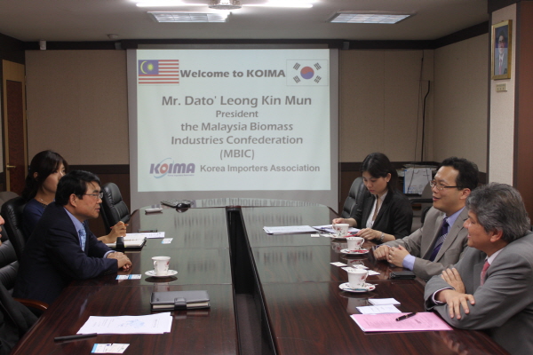 말레이시아 바이오매스 산업협회 회장 내방