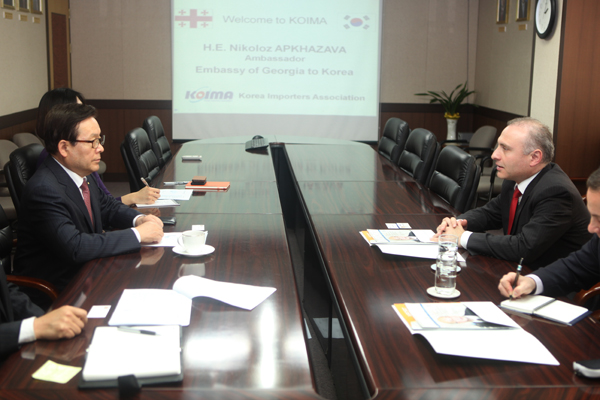 신태용회장, 니콜로스 압카자바 주한조지아대사와 교류협력 논의