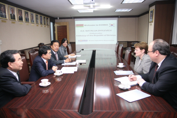신임 주한 벨라루스 대사, 신임인사차 협회 내방