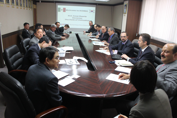 멕시코 치와와주 주지사 대표단 협회 내방