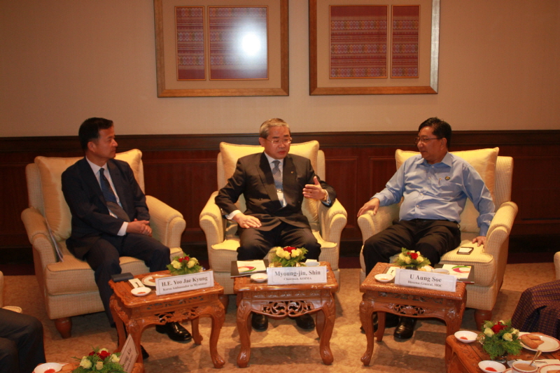 동남아시아 수입사절단 미얀마 방문