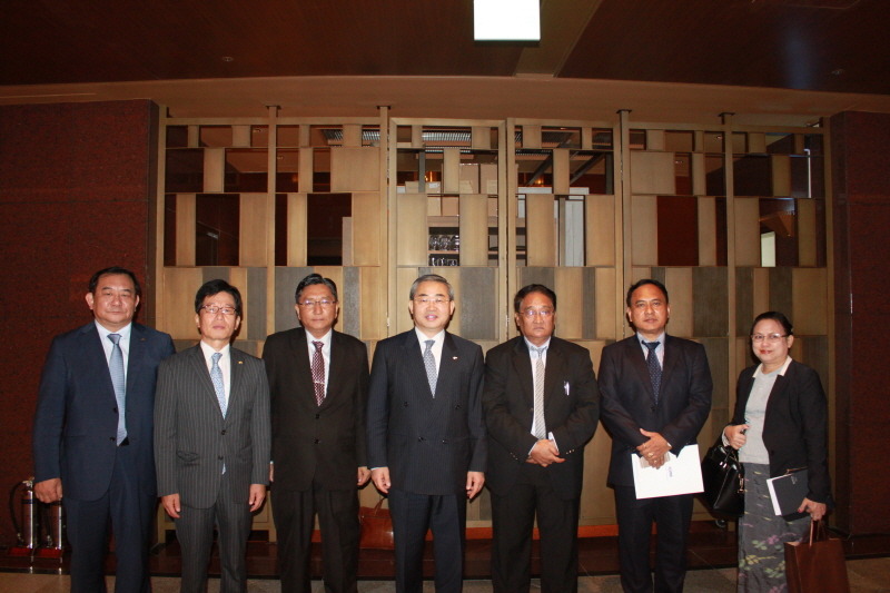 미얀마 상무부 장관 면담