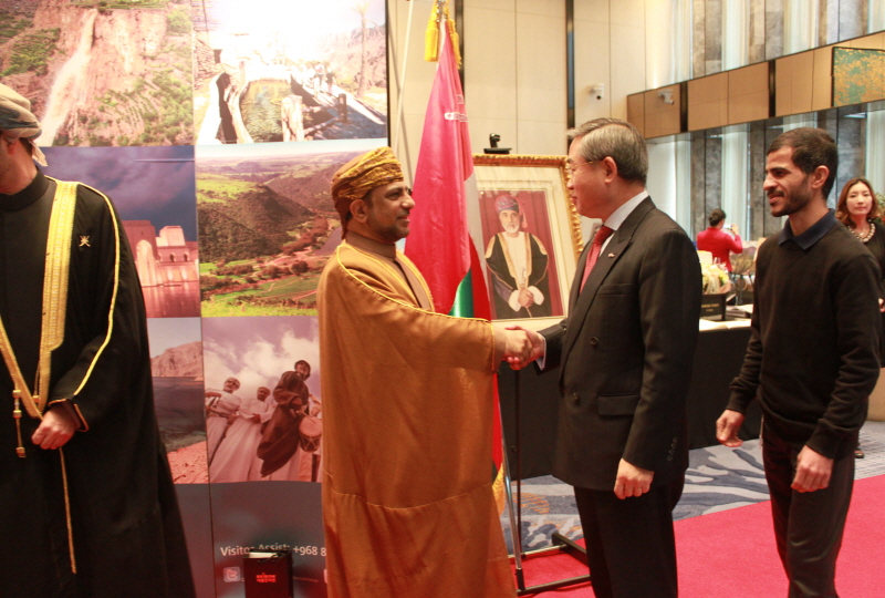 오만 국경일 참석