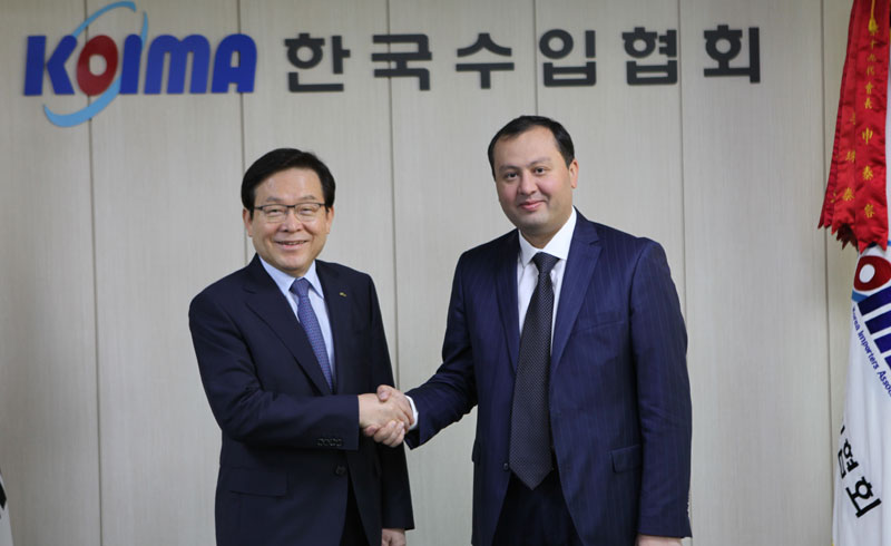 우즈베키스탄 수출진흥기금회장, 양국간 협력강화 논의