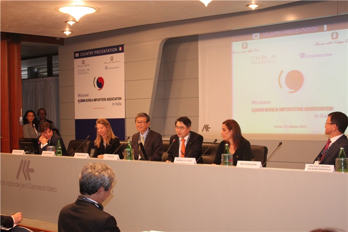 협회 유럽구매사절단, 이태리서 활발한 활동 전개