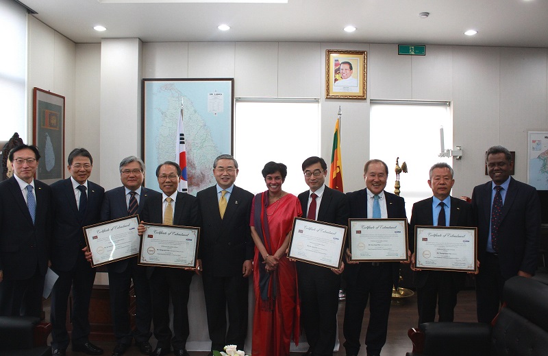 (4.18) 스리랑카 통상전문위원 위촉식 개최
