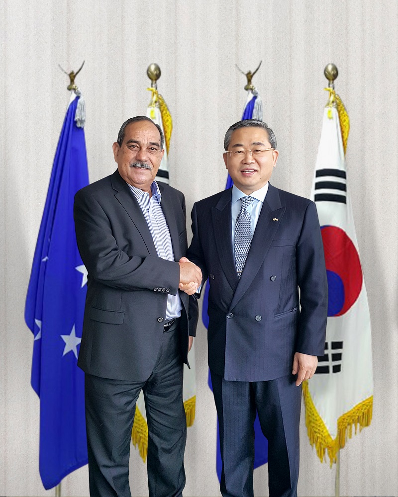 마이크로네시아 대통령 면담