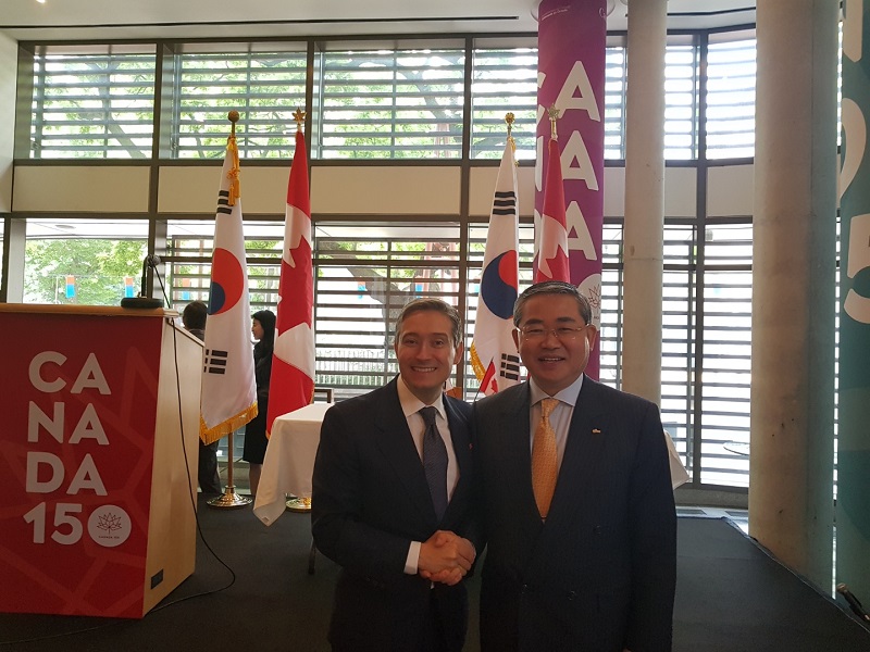 (5.24) 캐나다 통상장관 방한 조찬