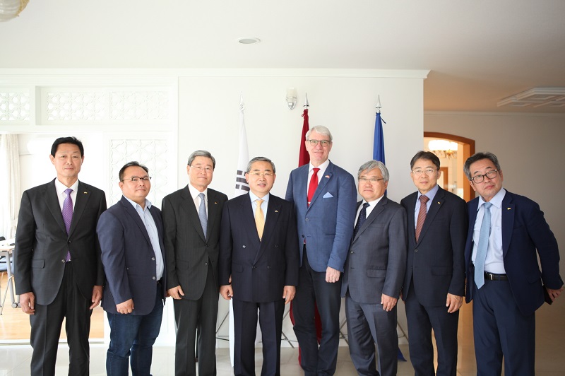 라트비아 통상전문위원 위촉식