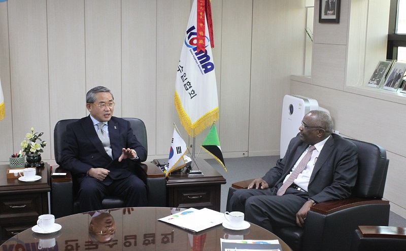 주한 수단대사 내방 면담