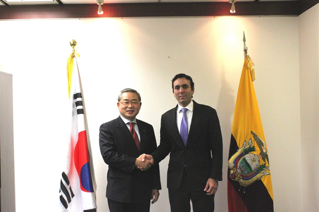에콰도르 대외무역 통상부 장관 면담