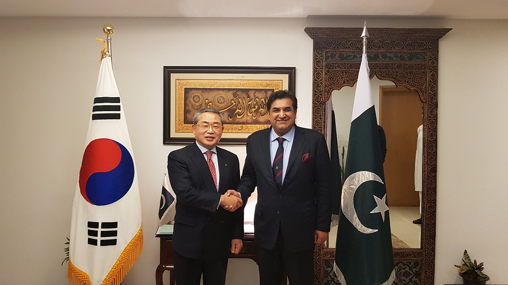 파키스탄 대사관저 초청 면담