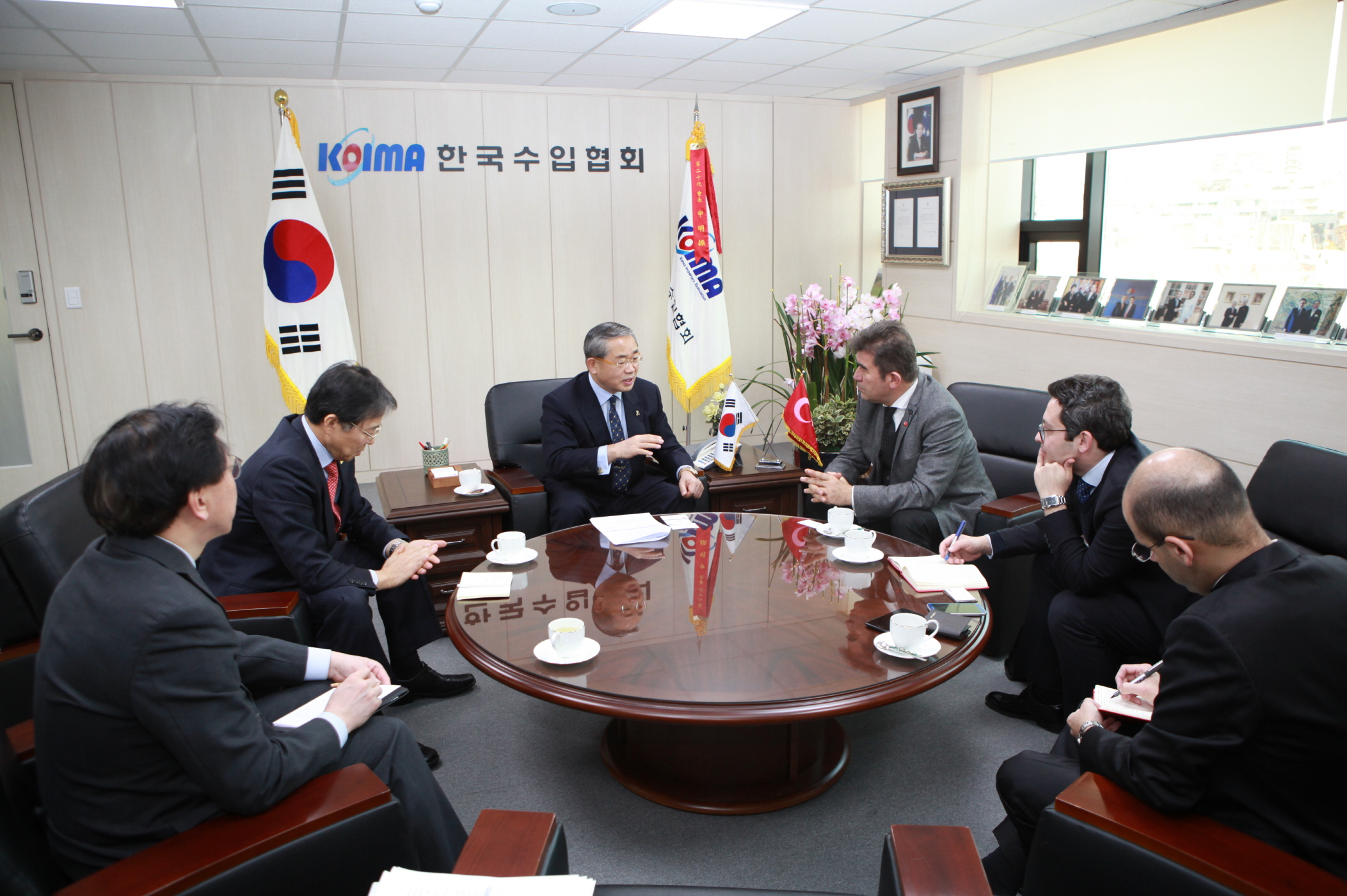 주한 터키 대사 내방