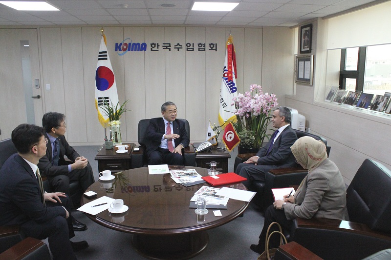 신임 주한 튀니지 대사 내방