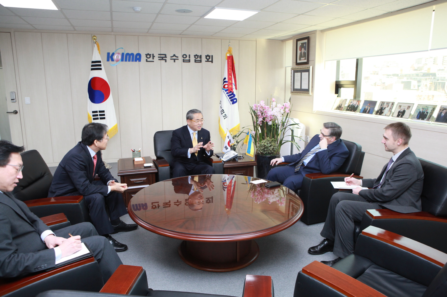 주한 우크라이나 대사 내방