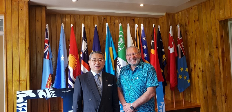 신명진 회장, ‘태평양도서국가 코리아센터’ 설립 추진 위해 피지공화국 방문 