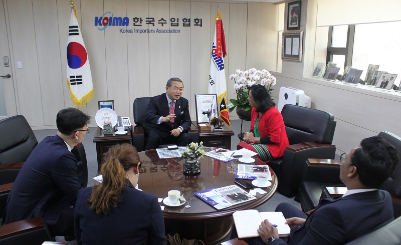 주한 동티모르 대사 내방