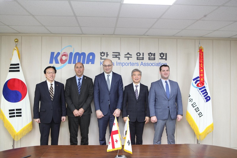 조지아 공화국 경제부장관 사절단 내방
