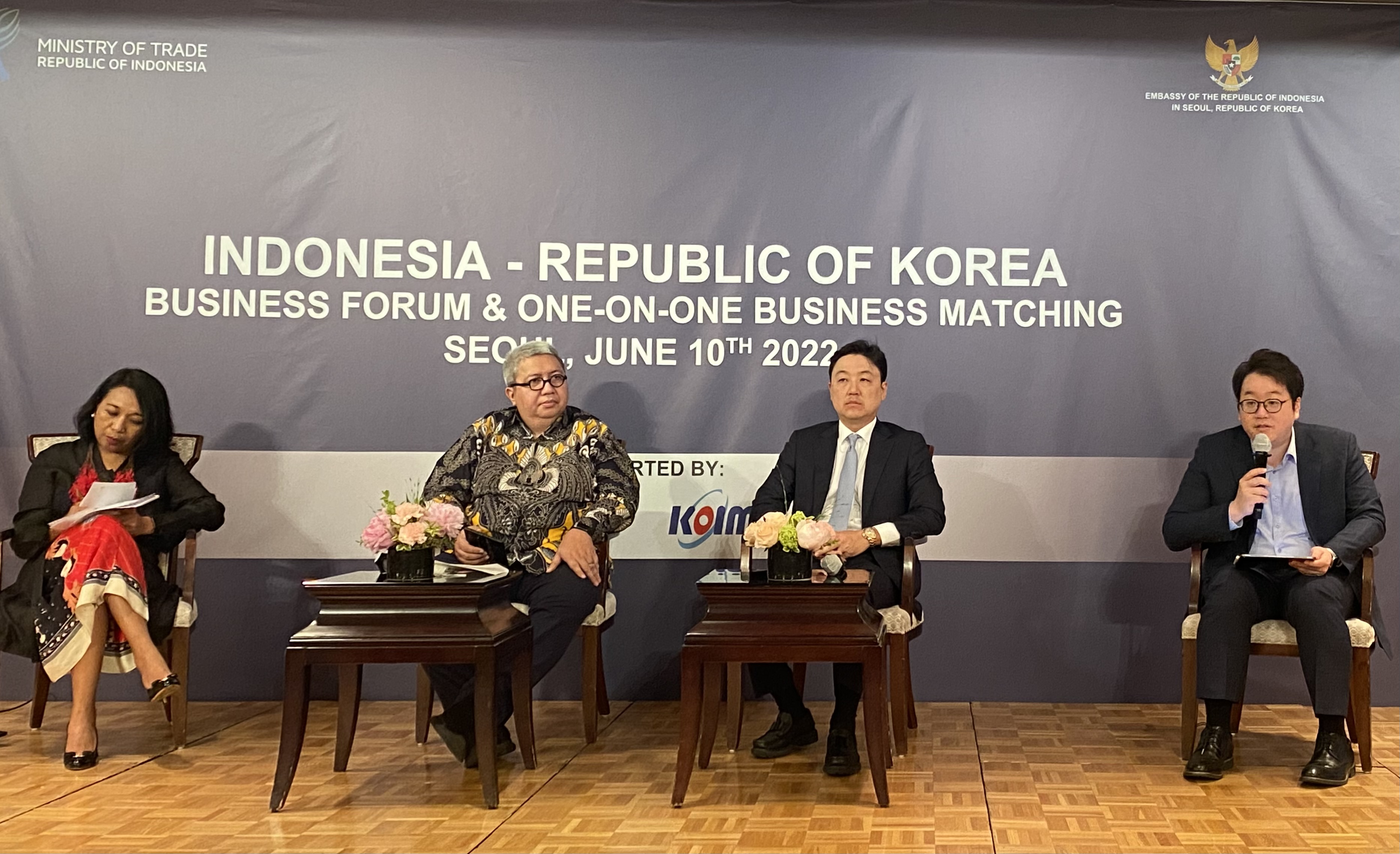 인도네시아 무역사절단 1:1 상담회 진행