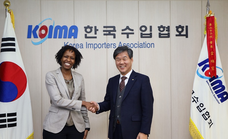  한국수입협회(KOIMA) 주한 르완다 대사와 양국 교류 확대방안를 위한 협력논의