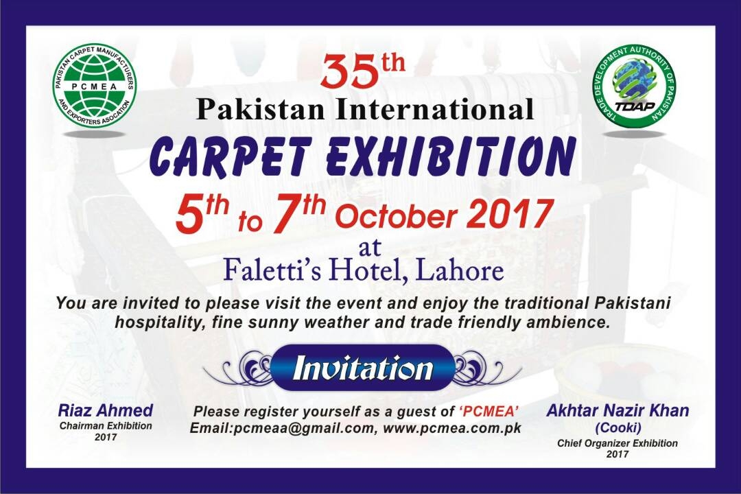 35th Pakistan International Carpet Exhibition 2017
