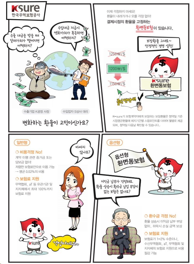 [무역보험공사] 수입보험, 환변동보험 제도 및 환율전망서비스 안내