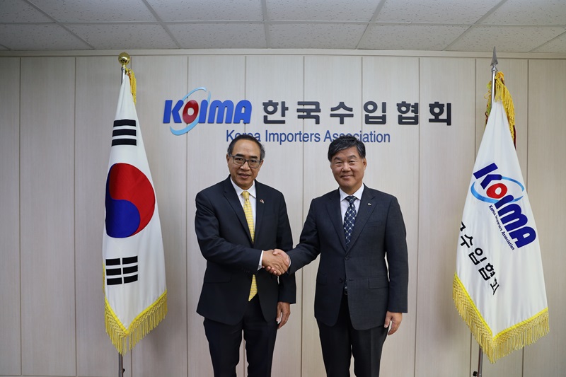 한국수입협회, 신임 주한 태국 대사와 양국 무역 확대 방안 논의