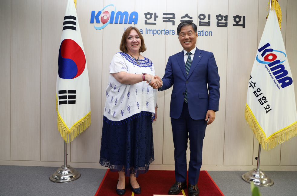 한국수입협회, 주한 과테말라 대사와 글로벌 공급망 안정화 및 양국 무역확대 방안 논의