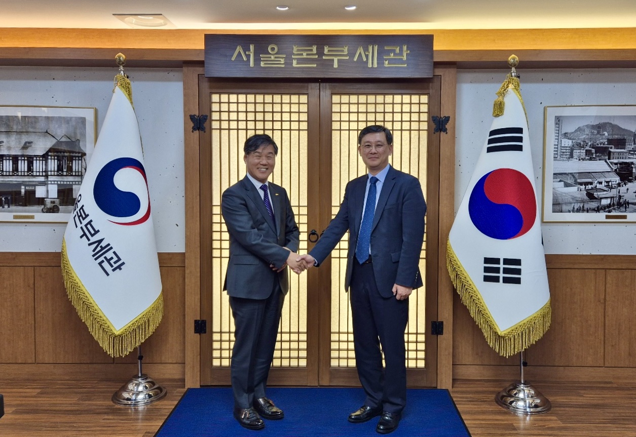 김병관 회장, 고석진 서울본부세관장과 회원사 지원 및 업무협력 방안 논의