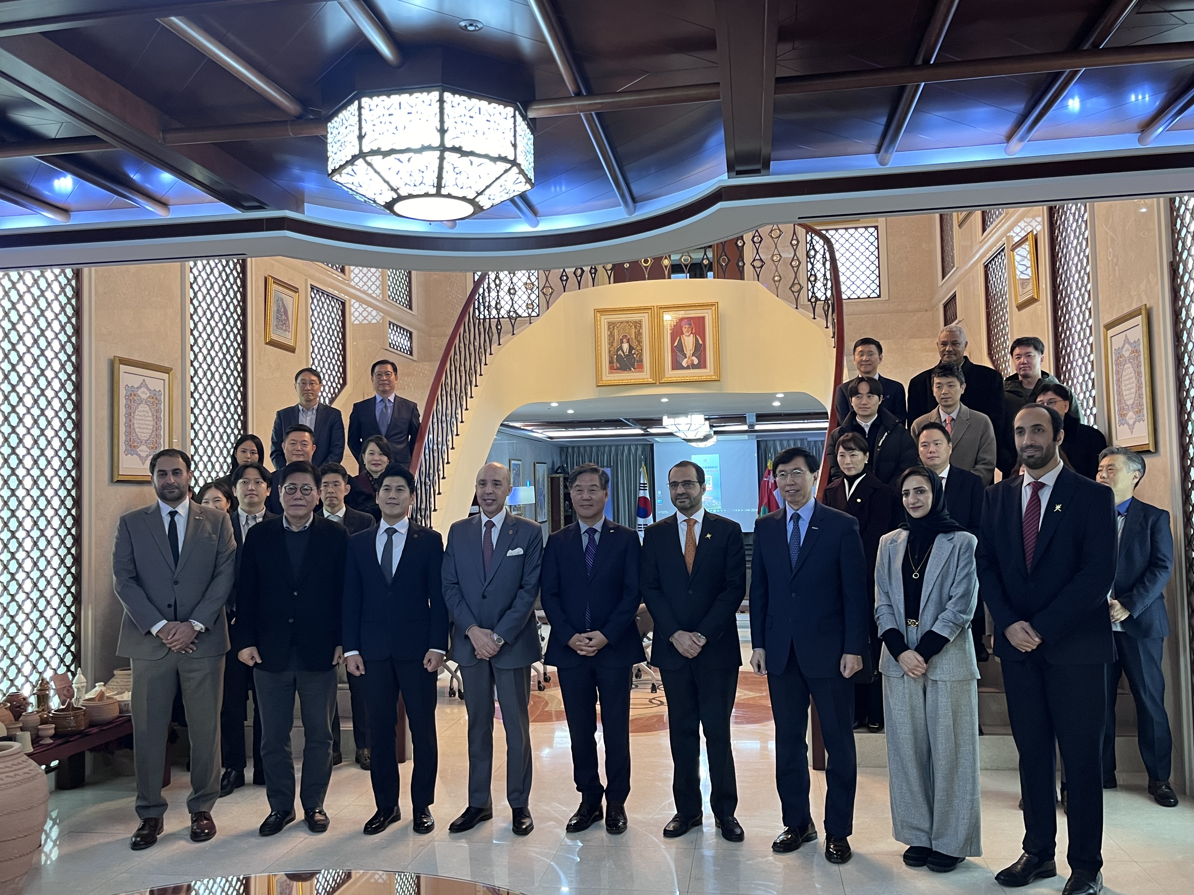 한국수입협회 김병관 회장, 주한 오만 대사관 예방