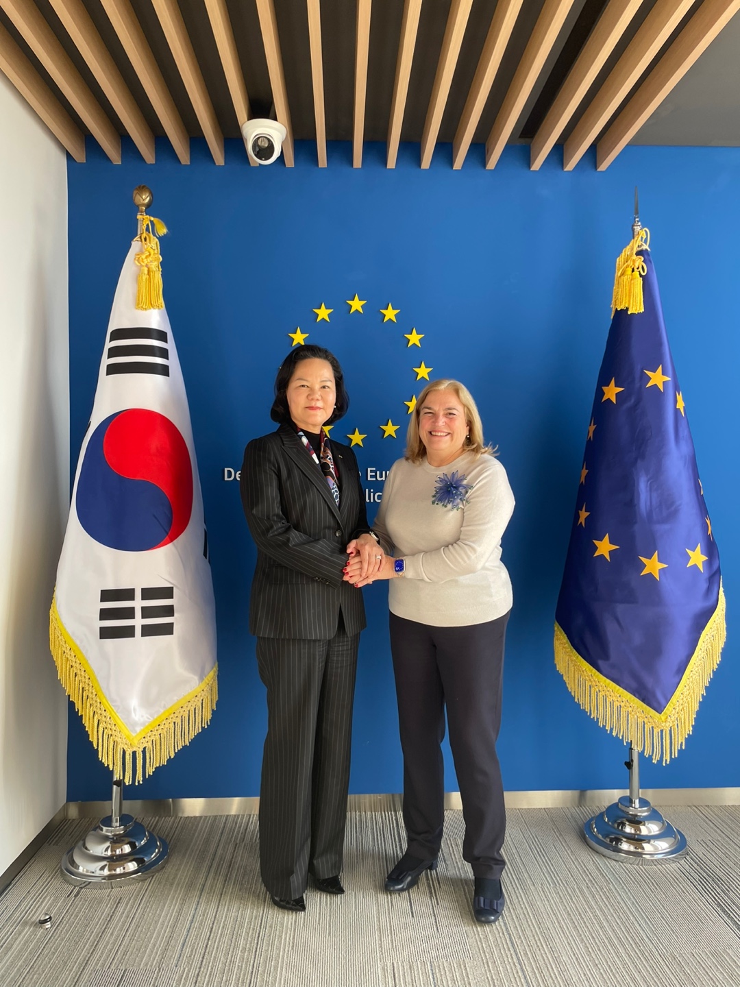 주한 EU 대사 면담, 유럽연합과 글로벌 공급망 안정화를 위한 협력 약속