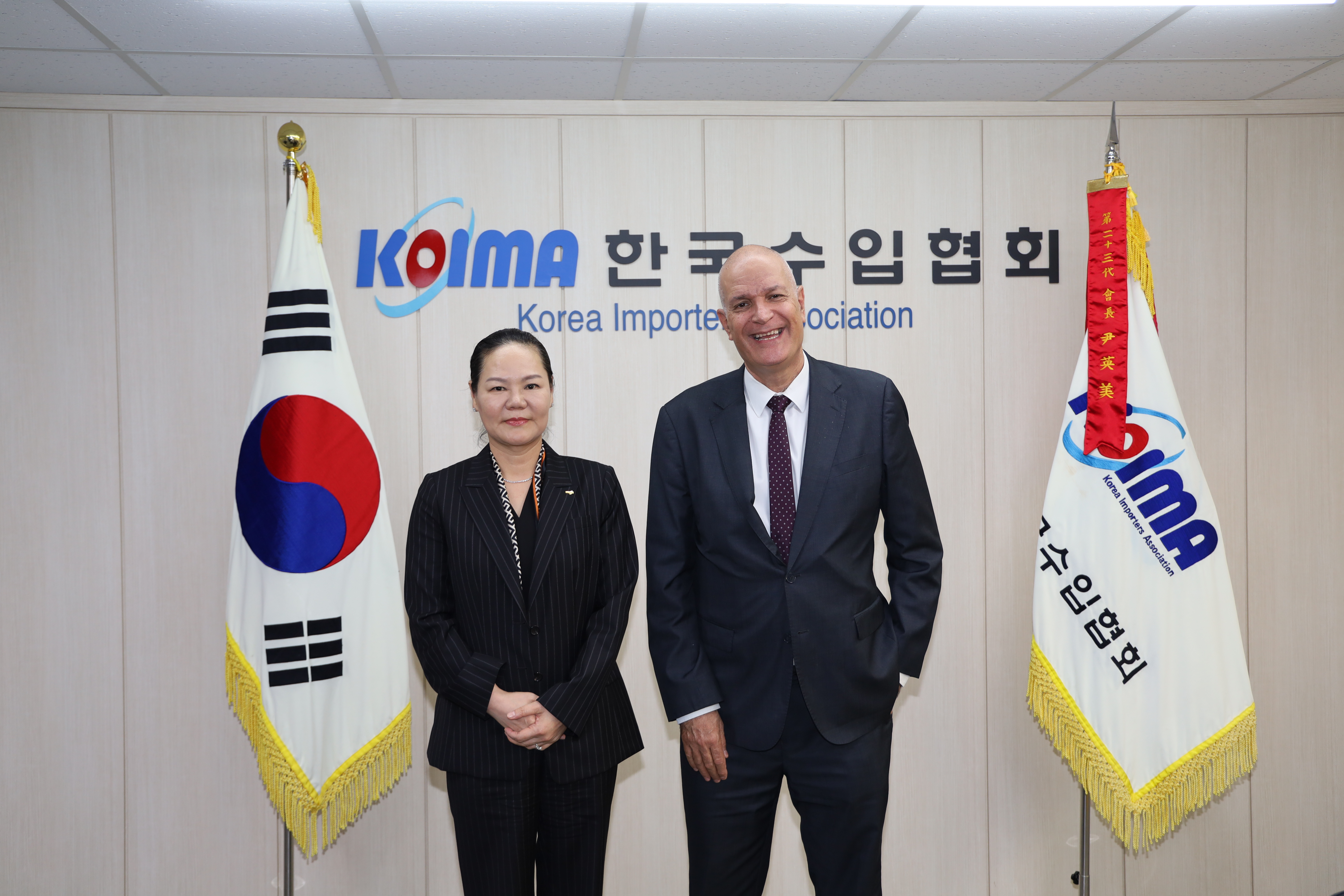 한국수입협회, 주한 이스라엘 대사와 만나 양국 무역 확대를 위한 협력 강화 방안 논의