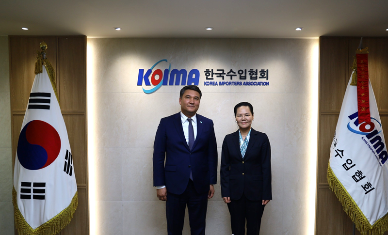 한국수입협회, 카자흐스탄 외교부 투자위원회 위원장과 양국 교역 확대 방안 논의