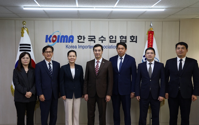 한국수입협회, 주한 카자흐스탄 대사와 실질적 교역 확대 방안 논의